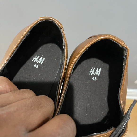 H&M Dress shoe derby Brown Sz 10 (43) - Picture 6 of 14
